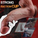 27 cm Çift Yoğunluklu Platinum Silikon Dildo - Görsel 4