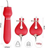 10 Modlu Titreşimli Göğüs Klipsi ve Rose Vibratör Seti - Görsel 4