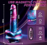 Uzaktan Kumandalı İleri-Geri Hareketli Dragon Dildo Vibratör