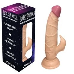 Dickdo Gerçekçi Klitoris Uyarıcılı Dildo Penis 20cm