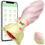 App Kontrollü 360° Döner Çiçek Vibratör - 10 Titreşim Modlu ve Su Geçirmez - Görsel 2