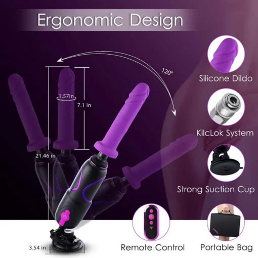 Hismith Pro Traveler 3.0 Portable Sex Machine - Görsel 8